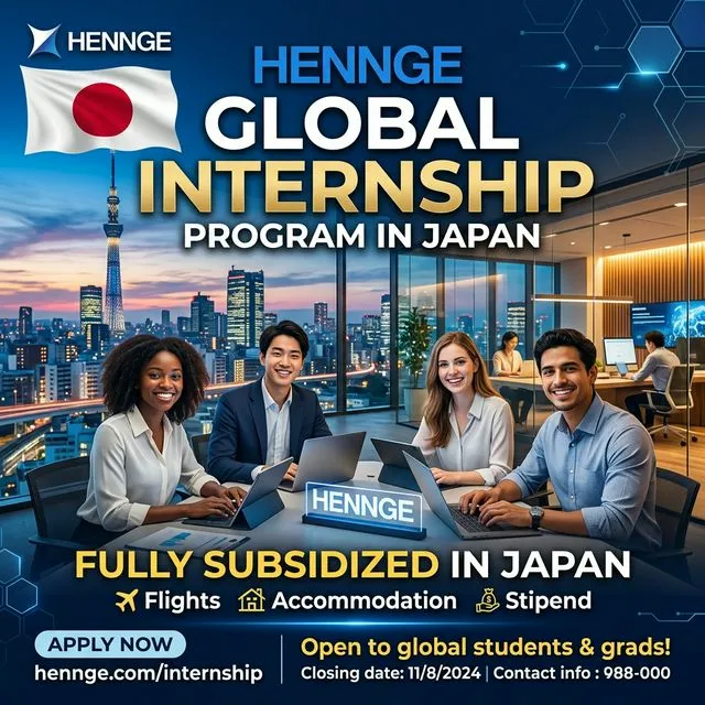 Image: HENNGE Global Internship Program 2026 in Japan | Fully Subsidized Tech Internship in Tokyo