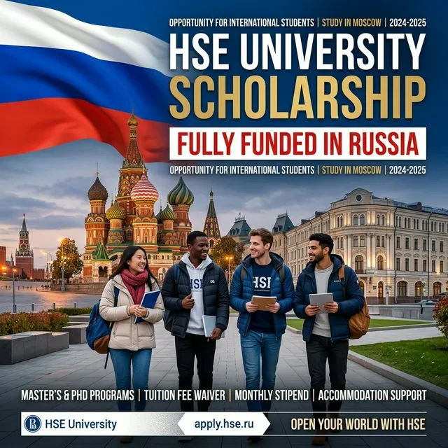 صورة: منح جامعة HSE الروسية 2026-2027 | المدرسة العليا للاقتصاد (ممولة بالكامل عبر برنامج Open Doors)