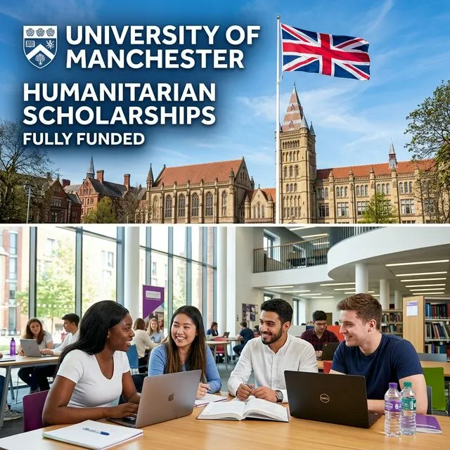 Image: University of Manchester Humanitarian Scholarships 2026 in UK | Fully Funded