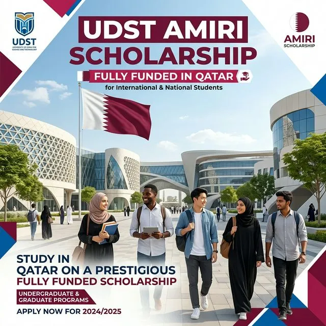 Image: UDST Amiri Scholarship 2026 in Qatar | University of Doha for Science and Technology (Fully Funded)