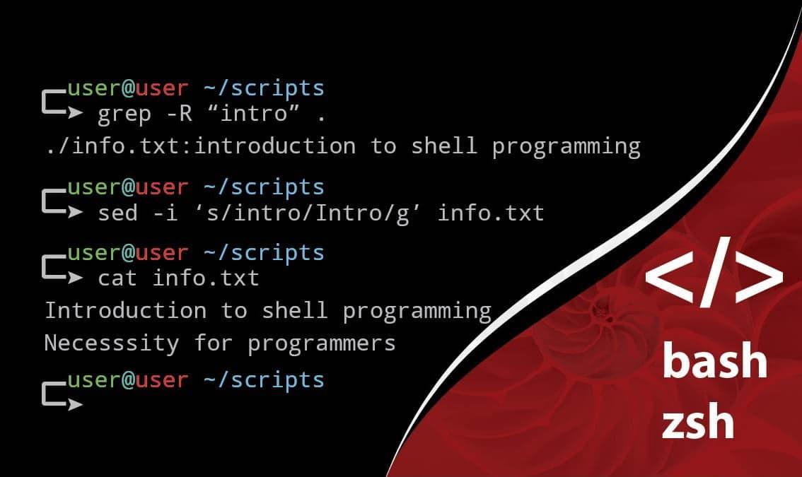 Shell Programming - A necessity for all Programmers