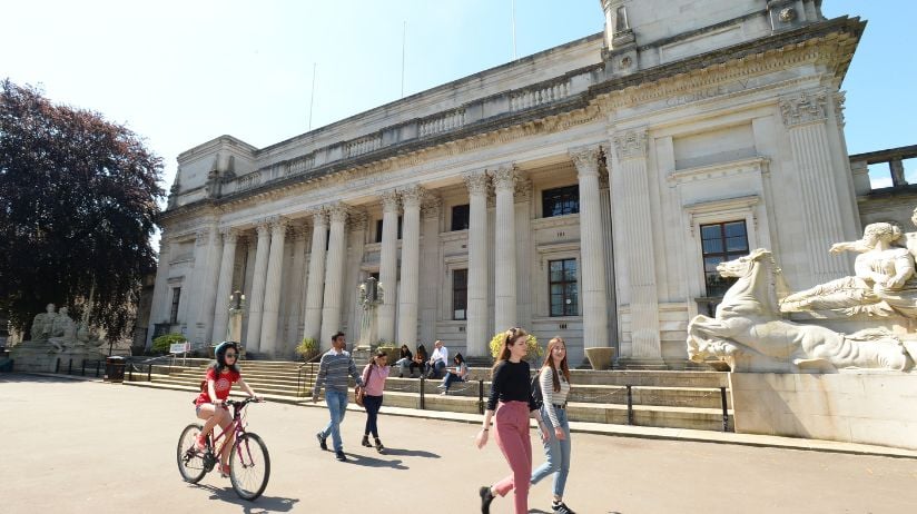 Cardiff University campus